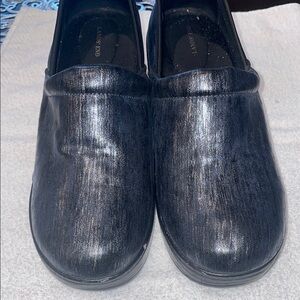 Lands' End Black Slip-On Shoes